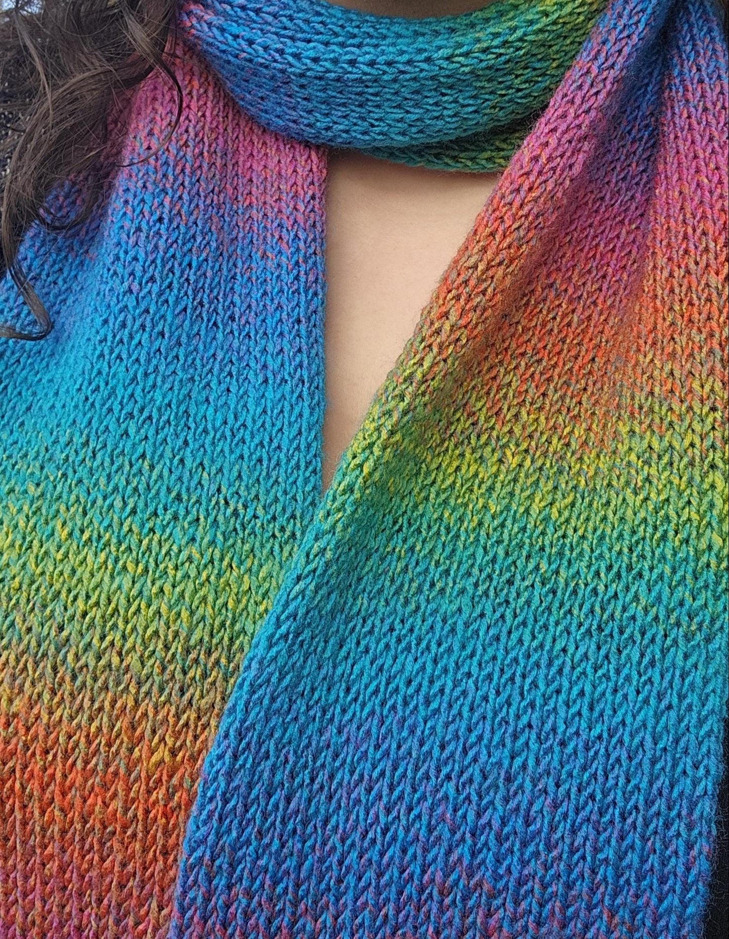 Electric Rainbow Scarf