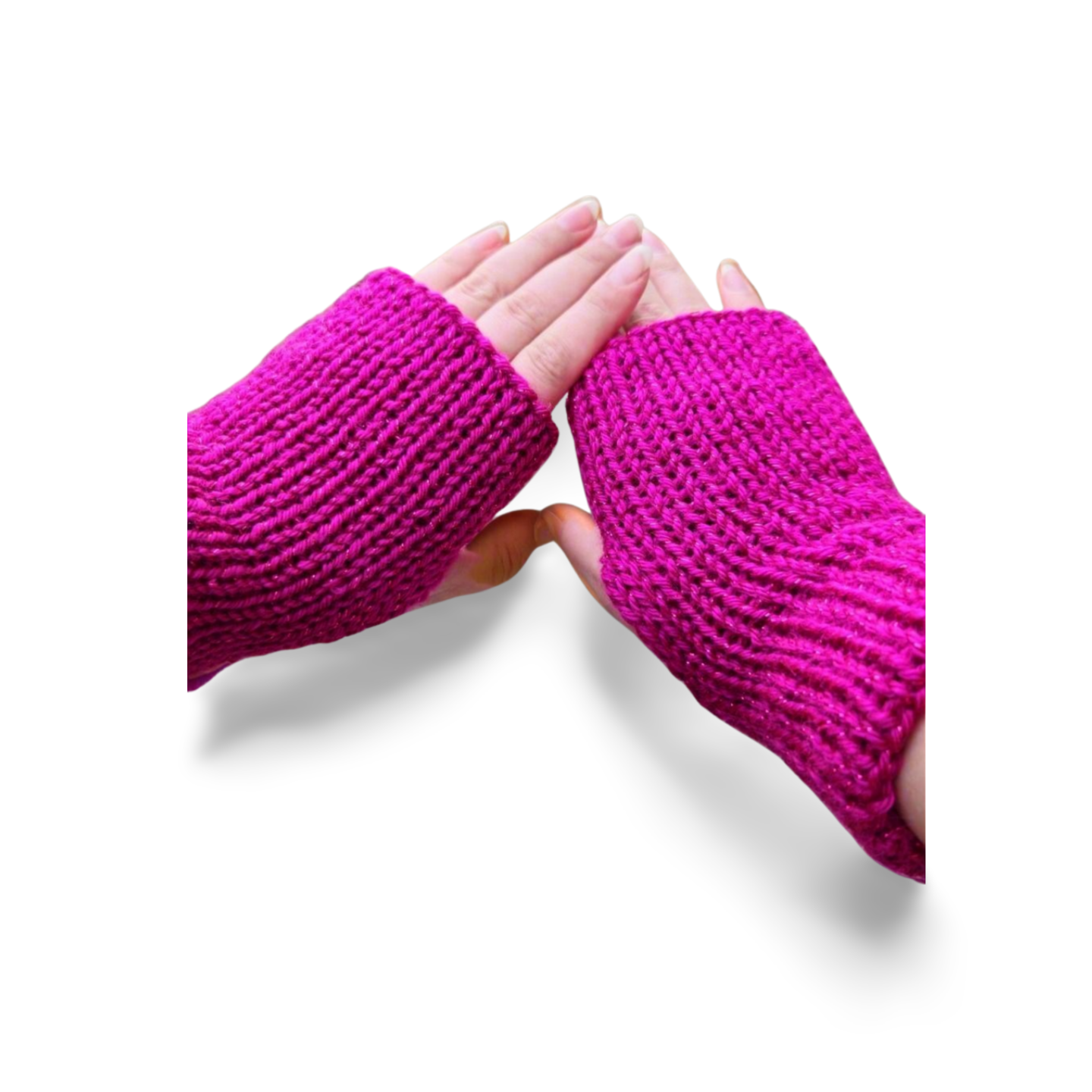 Fingerless Gloves with a Hint of Sparkle