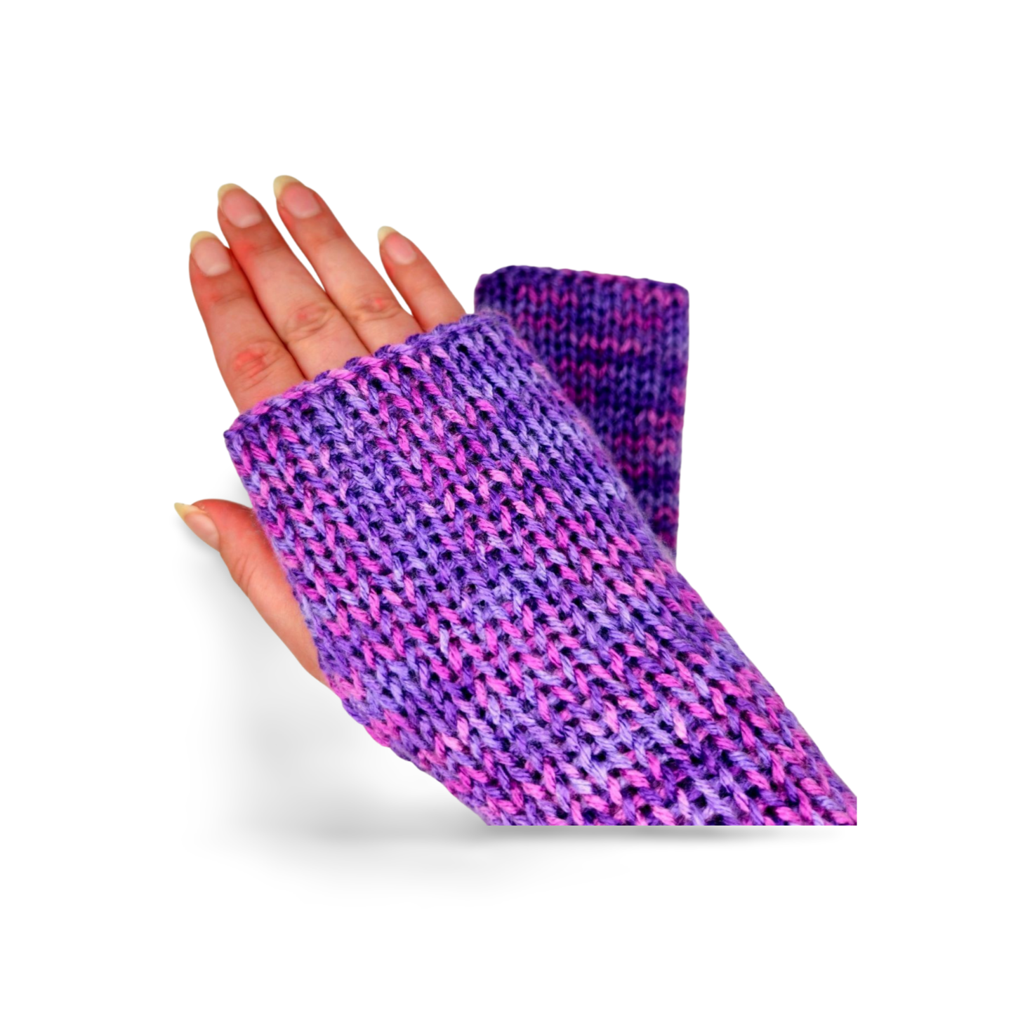 Multicoloured Fingerless Gloves