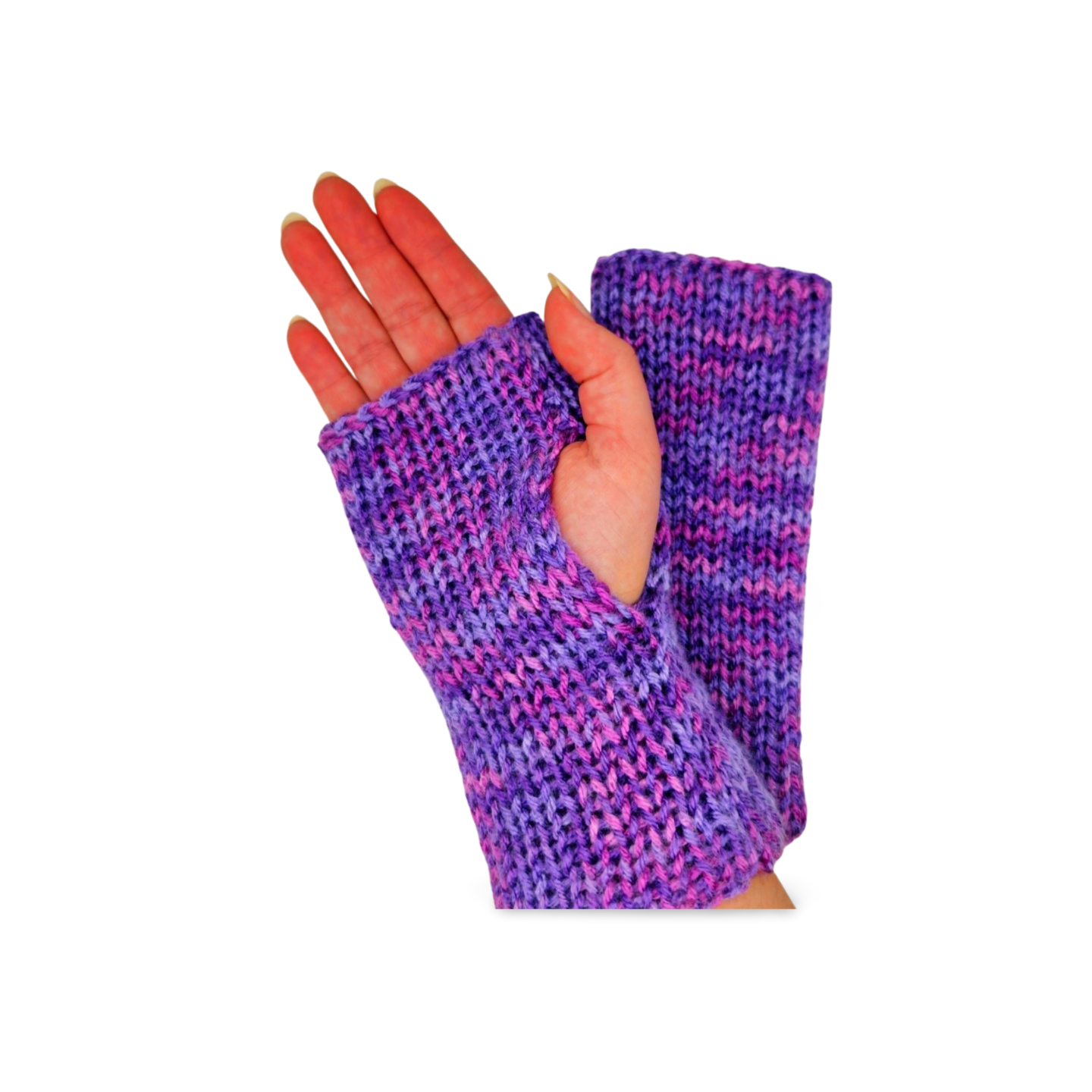 Multicoloured Fingerless Gloves