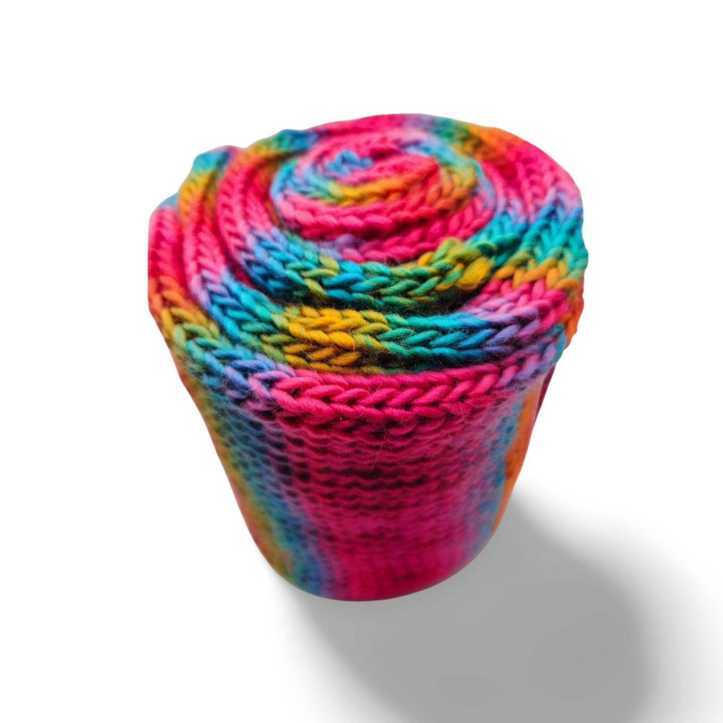 Soft Rainbow Scarf - Bianca La Luna Knits