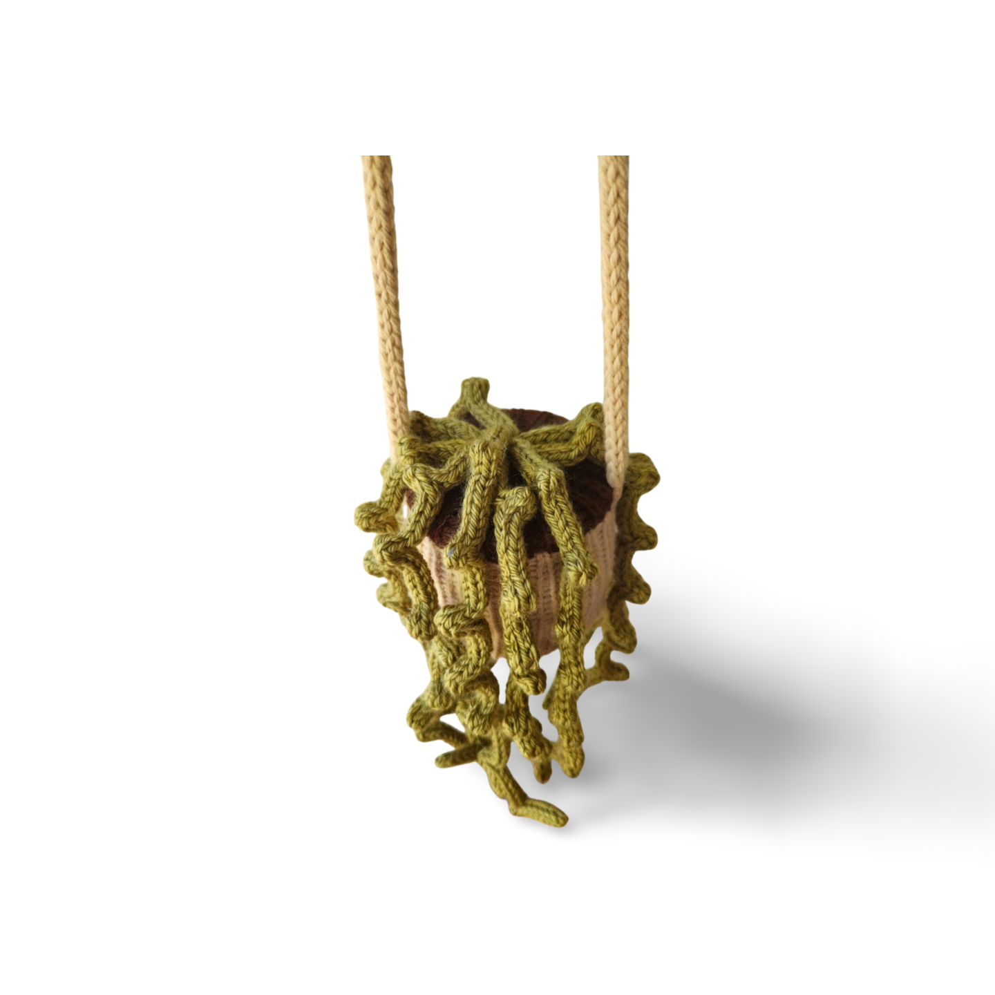 String of Pearls Hanging Plant - Bianca La Luna Knits