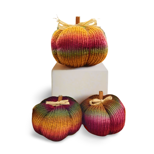 Autumn Colours Pumpkins - Bianca La Luna Knits