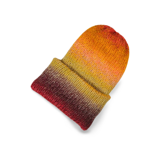 Cherry On Top Reversible Beanie - Bianca La Luna Knits