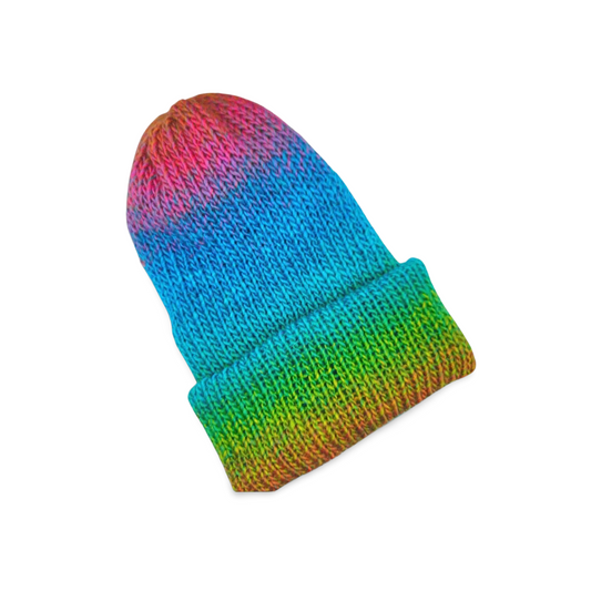 Electric Rainbow Reversible Beanie