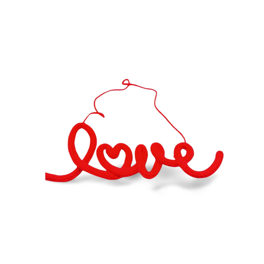 Love Hanging Wire Art Decoration