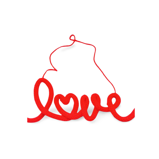 Love Hanging Wire Art Decoration