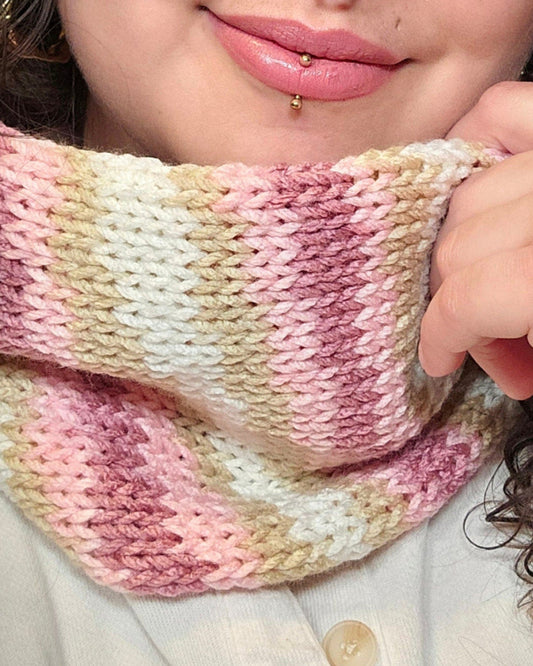 Multicoloured Cowl Scarf