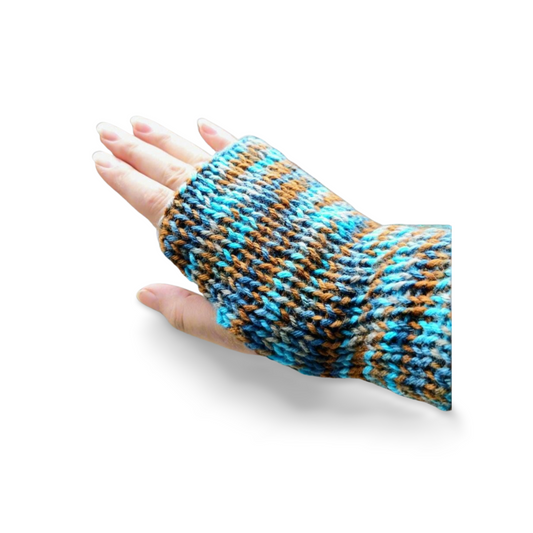 Multicoloured Fingerless Gloves