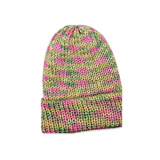 Multicoloured Striped Beanie