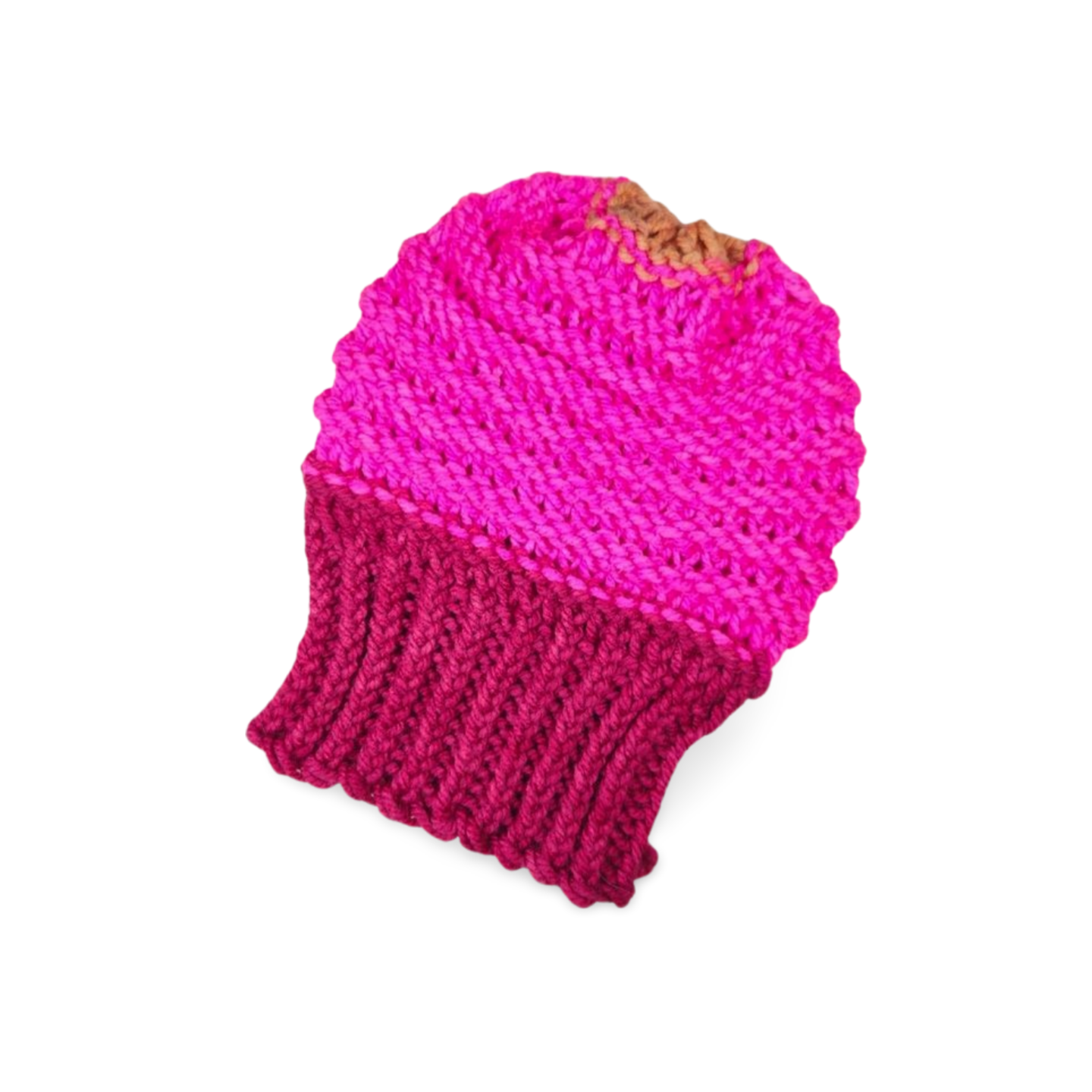 Pink and Purple Beanie
