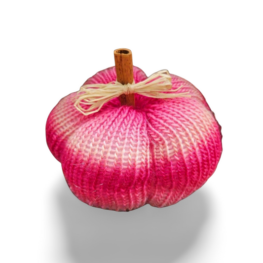 Pink and White Sparkly Pumpkins