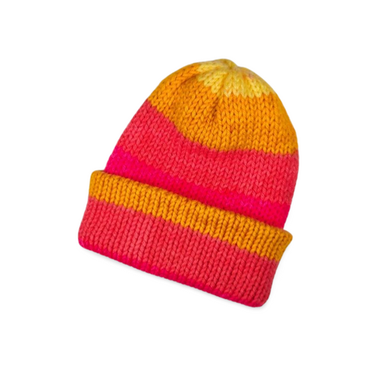 Reversible Striped Beanie