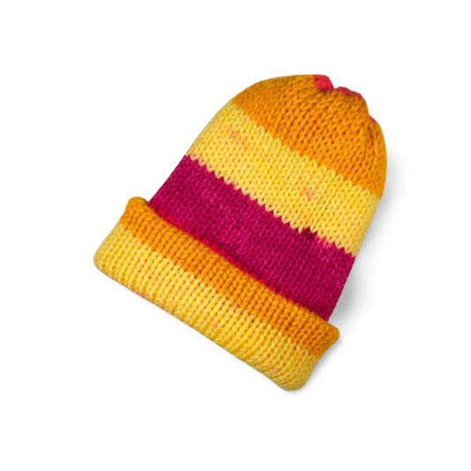Reversible Striped Beanie