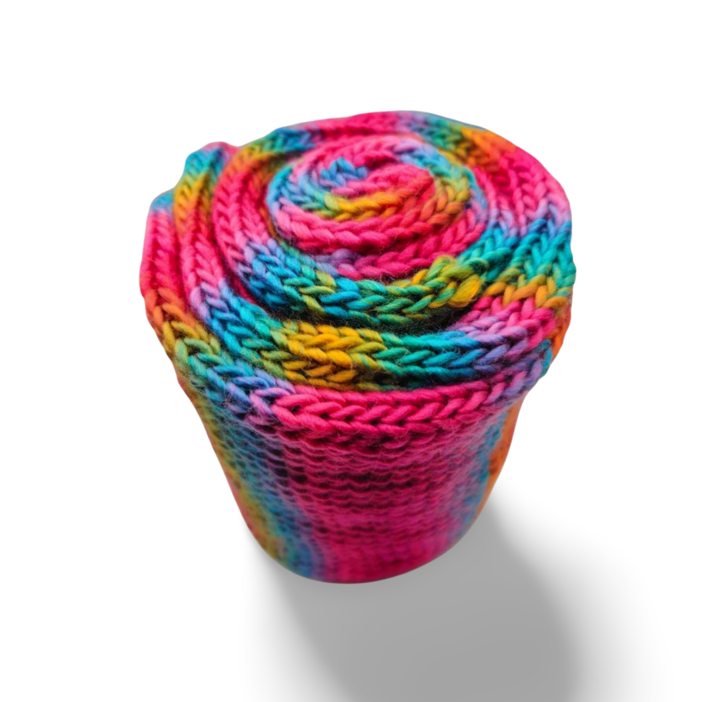 Soft Rainbow Scarf - Bianca La Luna Knits