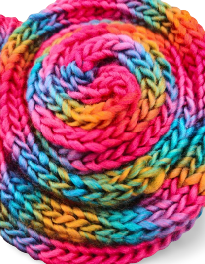 Soft Rainbow Scarf - Bianca La Luna Knits