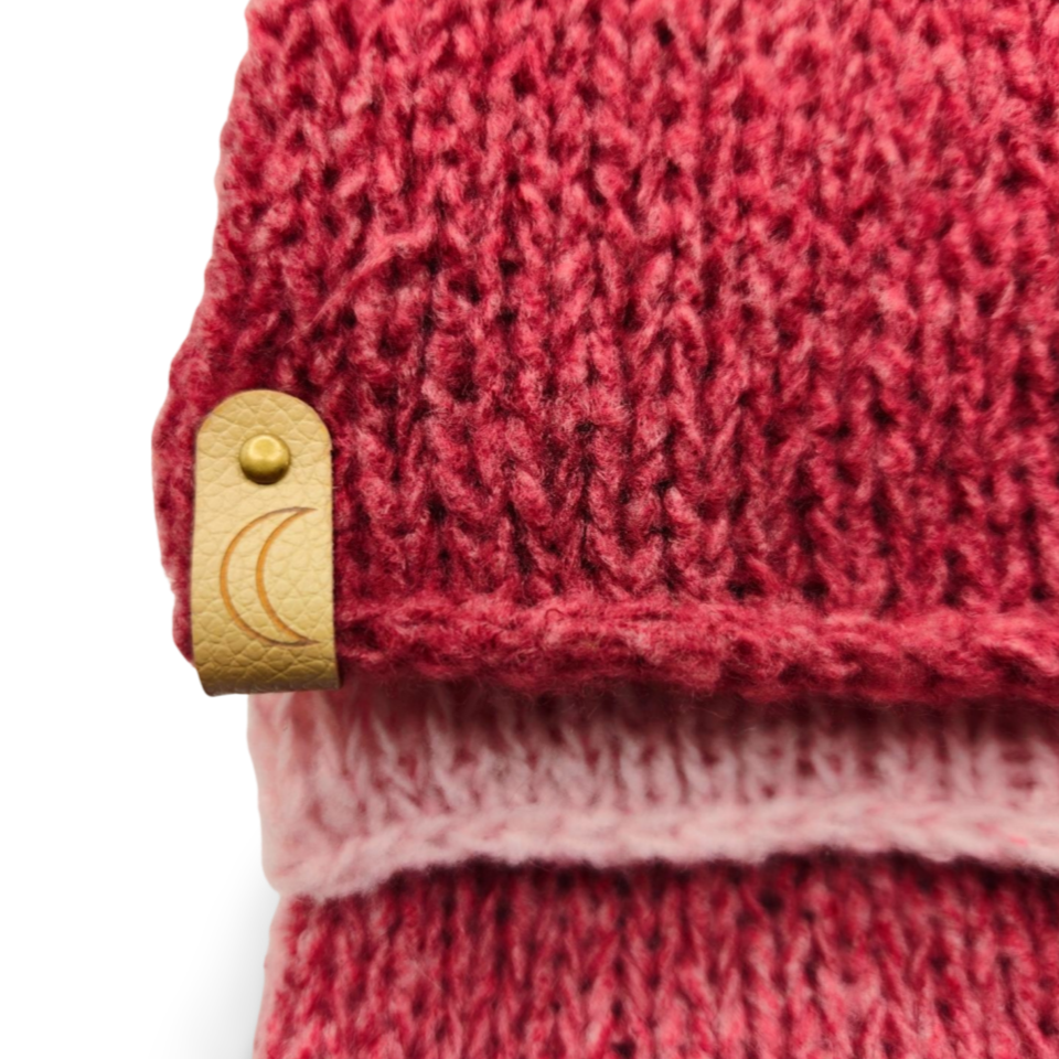 Soft Shades of Red and Pink Scarf