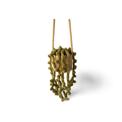 String of Pearls Hanging Plant - Bianca La Luna Knits
