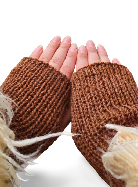 Sustainable Soft Fingerless Gloves