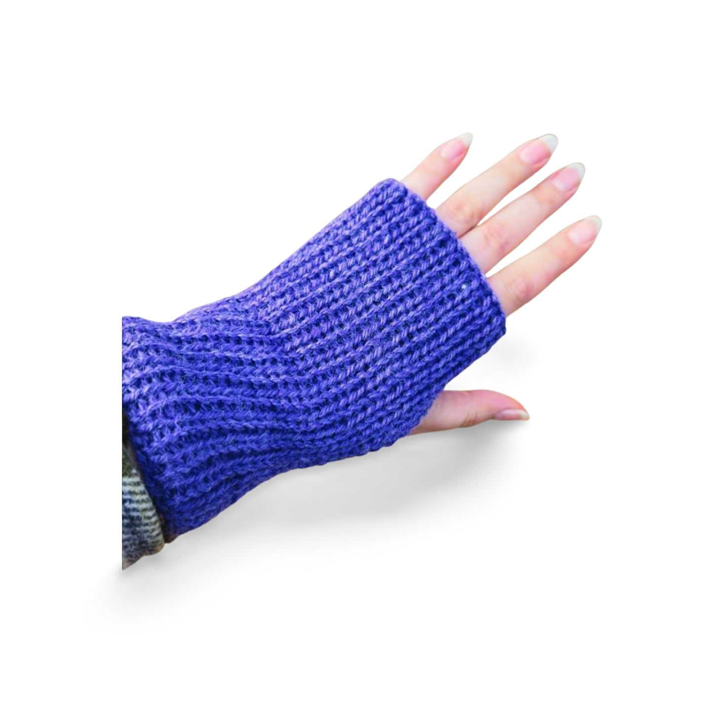 Sustainable Soft Fingerless Gloves